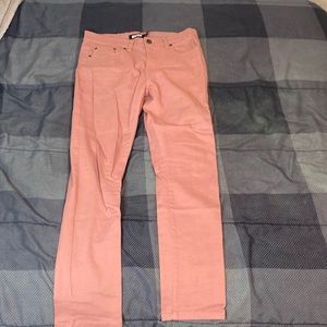 Pink jeans